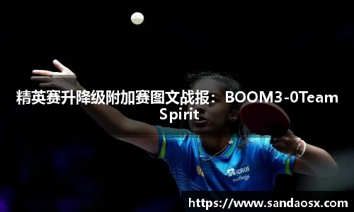 精英赛升降级附加赛图文战报：BOOM3-0Team Spirit
